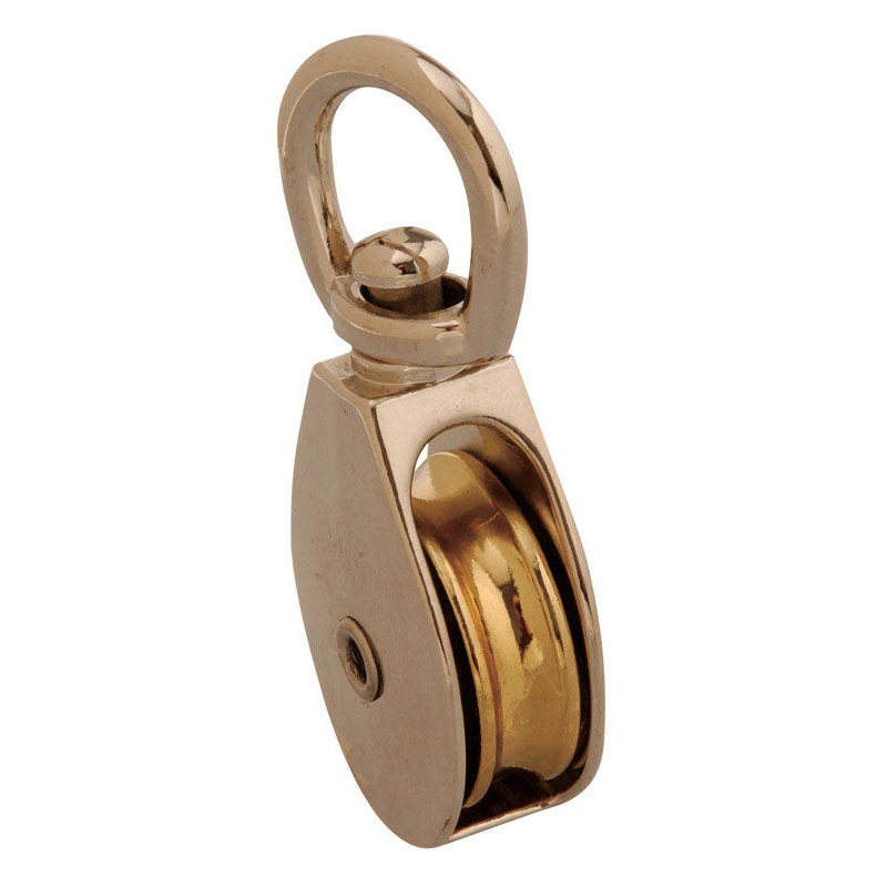 Campbell Chain Swivel Single Eye Pulley 1 in. Swivel 30 lb. Copper