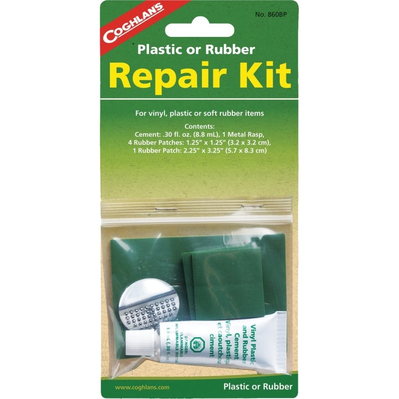 Coghlan’s 860BP Vinyl and Rubber Repair Kit, Rubber