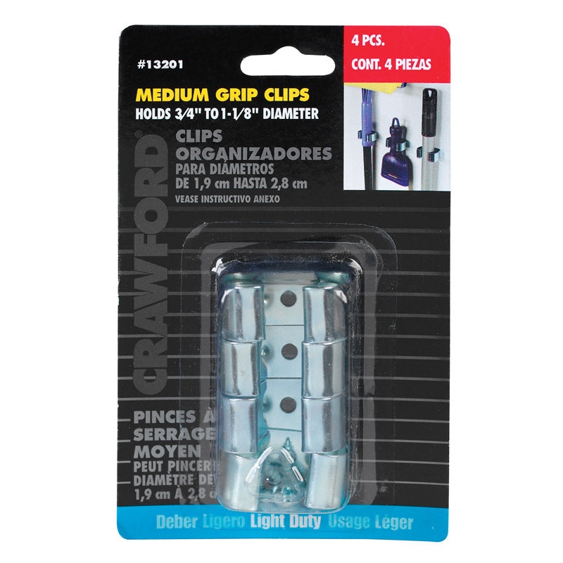 Crawford 16 in. L 0.16 in. Spring Steel Grip Clip 4