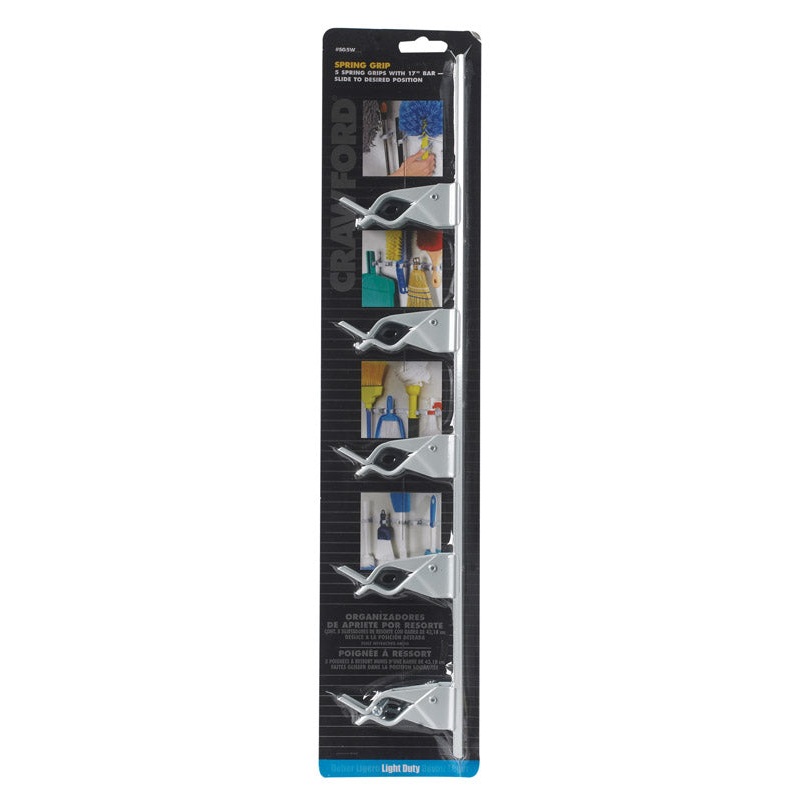 Crawford 17 in. L Spring Grip Bar
