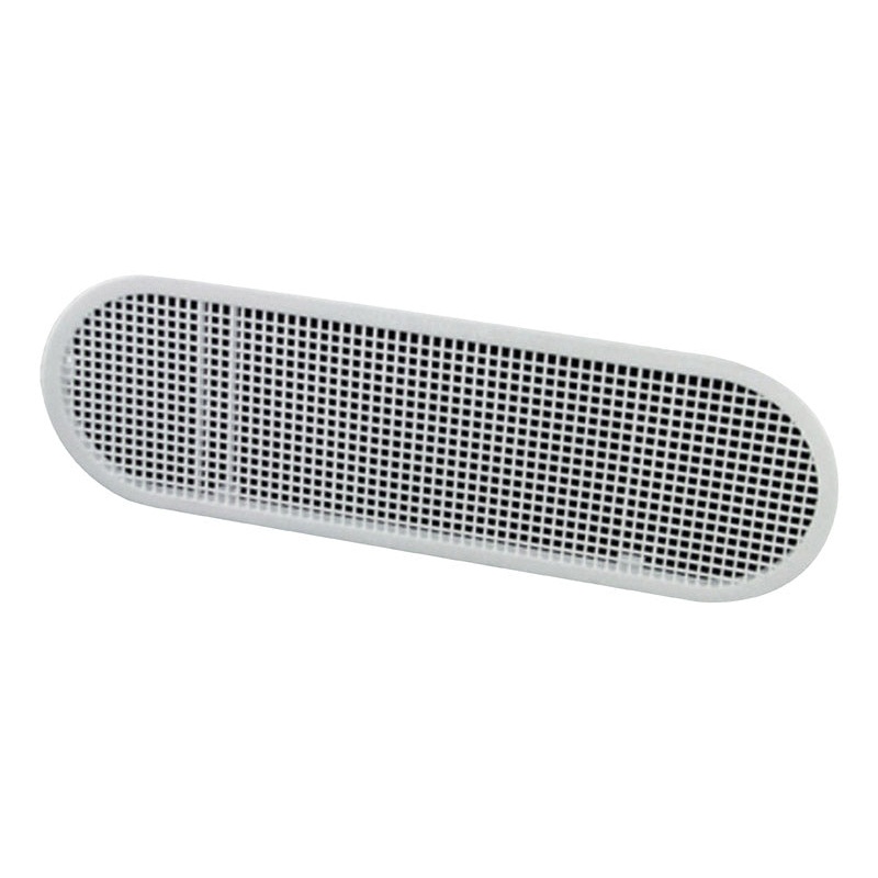 L.L. Building White soffit Soffit Vent Type Undereave Oval Vent