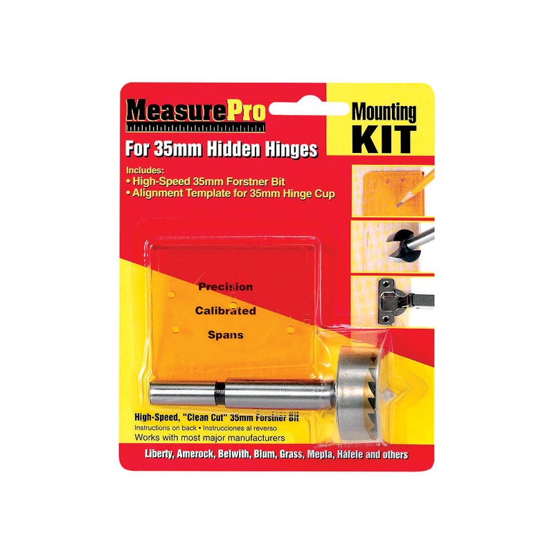 Measure Pro Hidden Hinge Mounting Kit