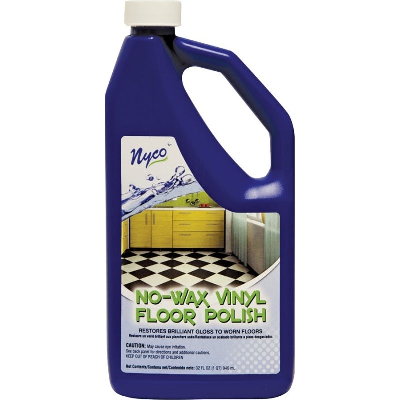 nyco NL90411-903206 Floor Polish, 32 oz, White, Liquid, Acrylic Polymer, Pack of 6