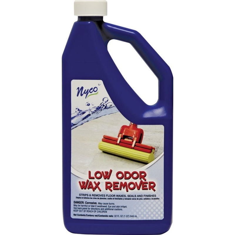 nyco NL90456-903206 Wax Remover, 32 oz Bottle, Liquid, Clear Yellow, Pack of 6