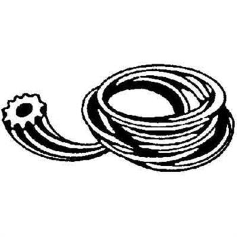 Prime-Line Aluminum and Fiberglass Screening Screen Spline 1/8 in. W x 25 ft. L Black Vinyl