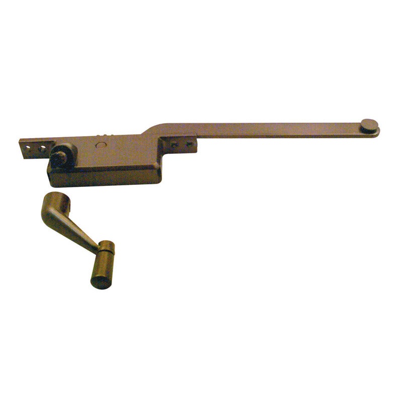 Prime-Line Bronze Steel Right Single-Arm Casement Window Operator For Steel Framed Windows