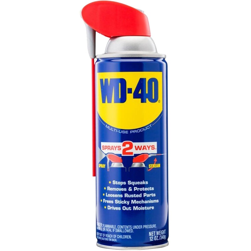 WD-40 SMART STRAW 490057 Lubricant, 12 oz, Aerosol Can, Liquid