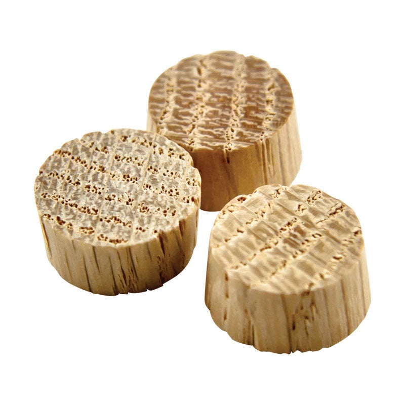 Wolfcraft Flat Oak Head Plug 1/2 in. Dia.