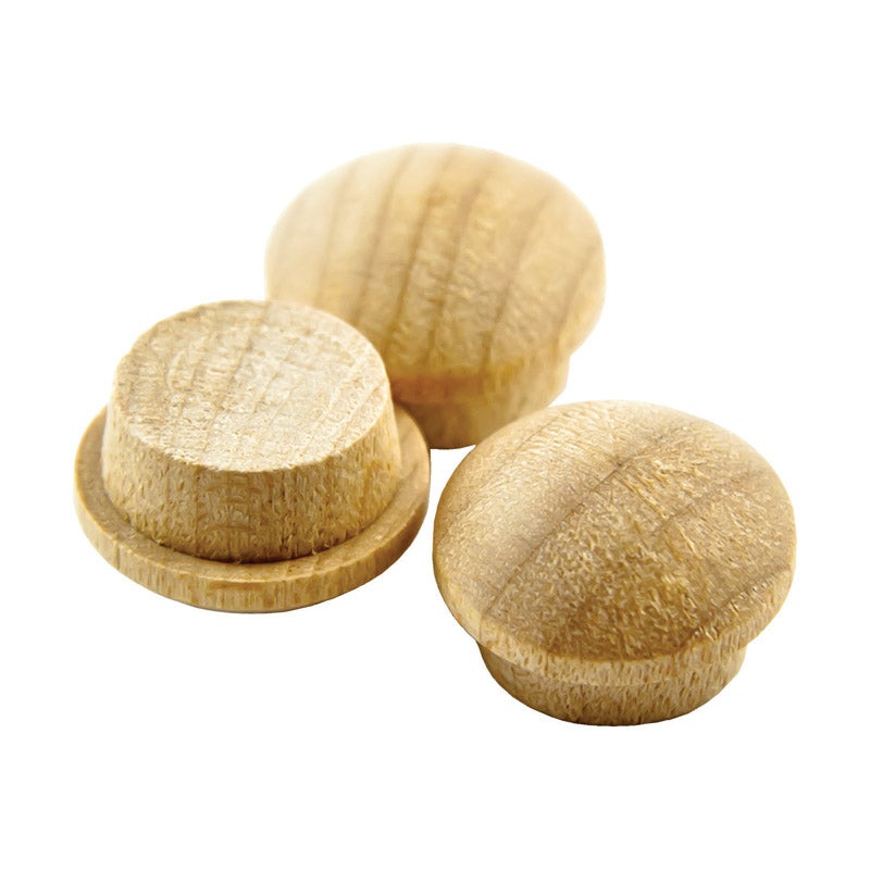 Wolfcraft Round Hardwood Button Plug 1/2 in. Dia.