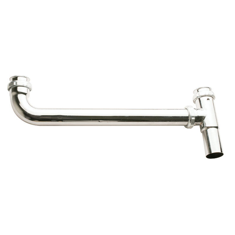 Ace 1-1/2 in. Dia. x 1-1/2 in. Dia. x 16 in. L Slip To Slip Chrome Plated Brass Continuous Waste