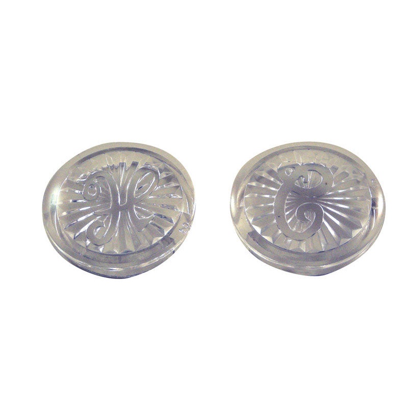 Ace Acrylic Hot and Cold Faucet Handle Button