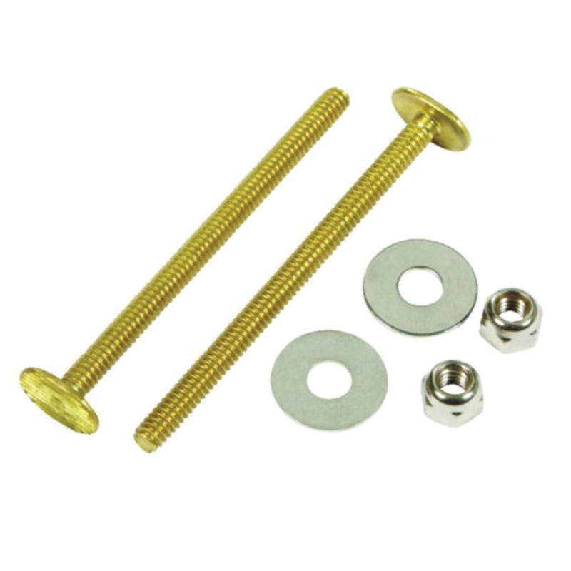 Ace Toilet Bolt Set 1/4 in. H x 3-1/2 in. L Brass