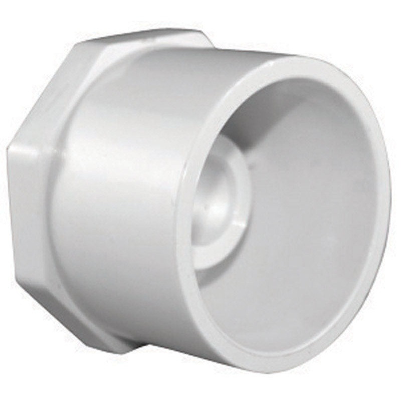 Charlotte Pipe Schedule 40 Spigot To FPT 1 in. Dia. x 2 in. Dia. PVC Reducing Bushing