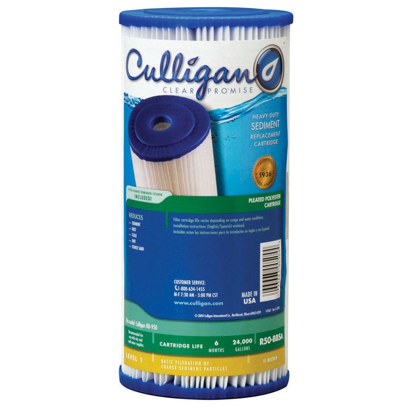Culligan Clear Promise 50 Micron Sediment Cartridge For Ace # 49561
