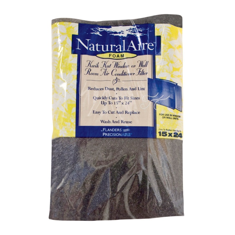 Flanders-Precisionaire NaturalAire 24 in. L x 15 in. W x 1/4 in. D Polyester Air Conditioner Filt