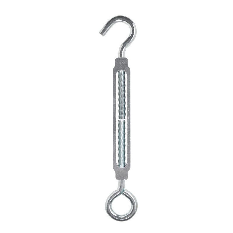 Hampton 7.8 in. L Zinc Plated Steel/Aluminum Hook and Eye 1 pk Turnbuckle