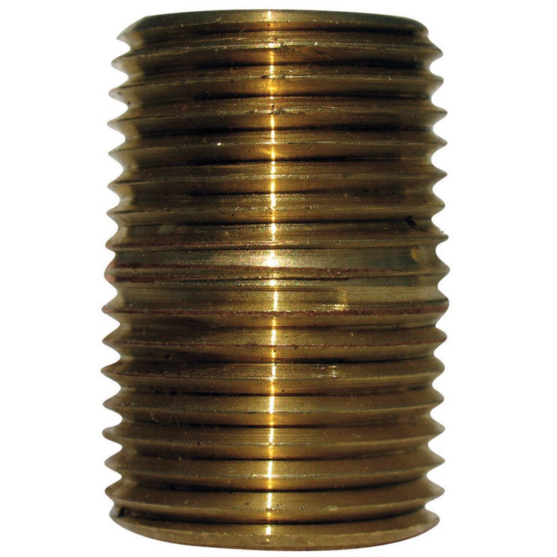 JMF 1-1/4 in. MPT x 1-1/4 in. Dia. MPT Brass Pipe Nipple