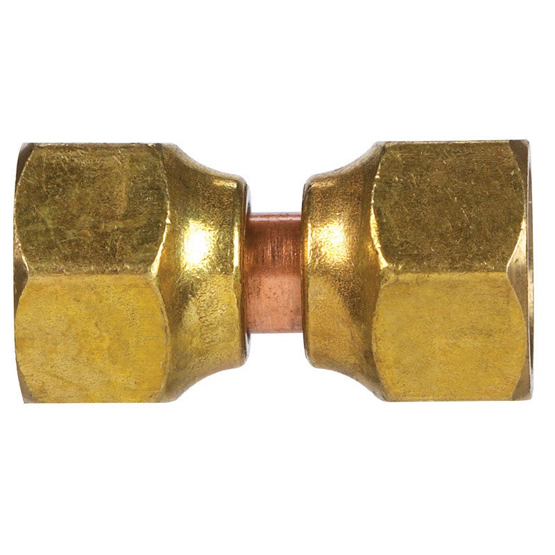 JMF 3/8 in. 3/8 in. Dia. Brass Swivel Flare Connector