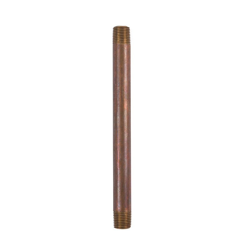 JMF 4-1/2 in. 1/8 MPT To MPT 1/4 in. Dia. Brass Pipe Nipple