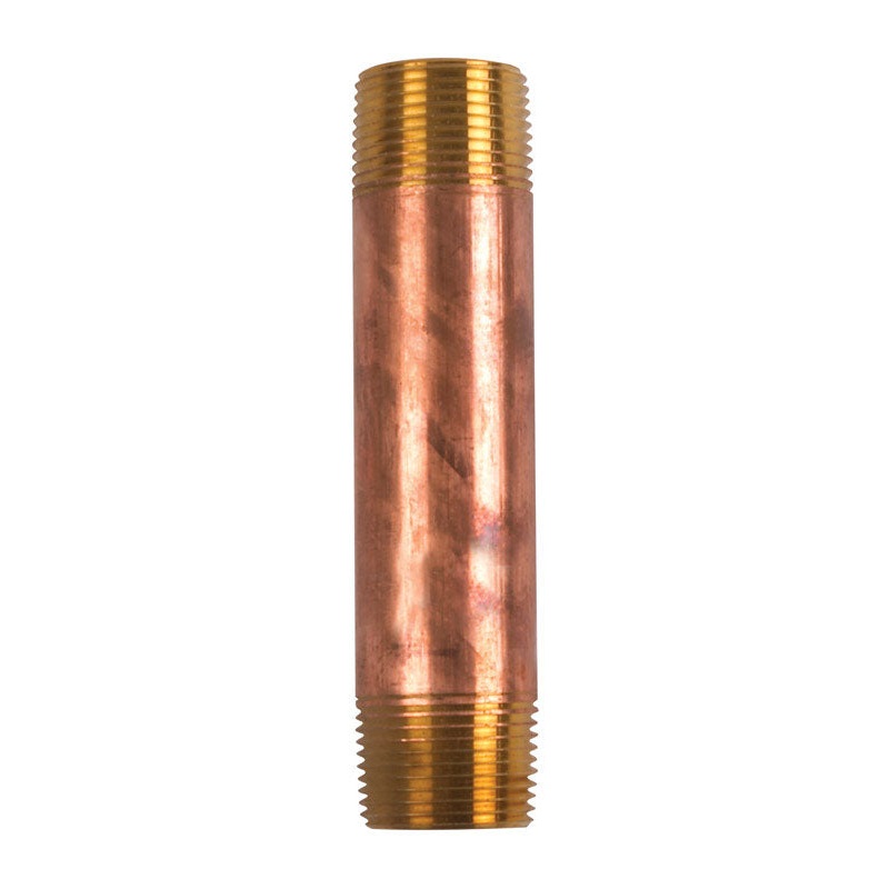 JMF 5-1/2 in. 1 MPT To MPT 1 in. Dia. Brass Pipe Nipple