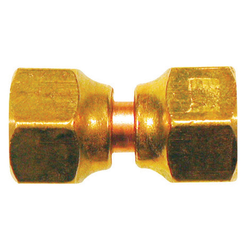 JMF 5/8 in. 1/2 in. Dia. Brass Swivel Flare Connector