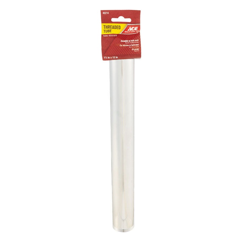 Ace 1-1/2 in. Dia. x 12 in. L Brass Extension Tube