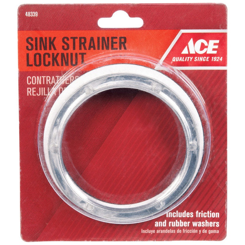 Ace 3-3/8 in. Dia. Strainer Locknut