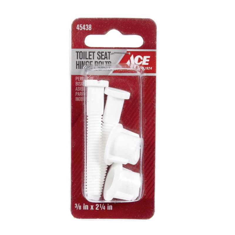 Ace Toilet Seat Hinge Bolts Plastic
