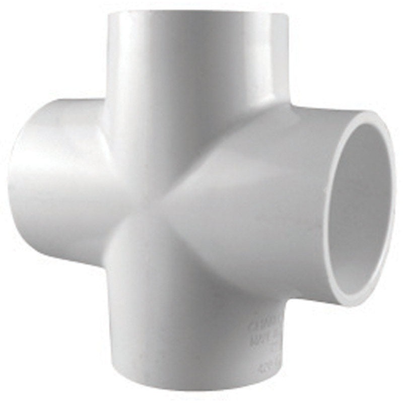 Charlotte Pipe 1-1/4 in. Dia. x 1-1/4 in. Dia. x 1-1/4 in. Dia. Slip To Slip To Slip Schedule 40