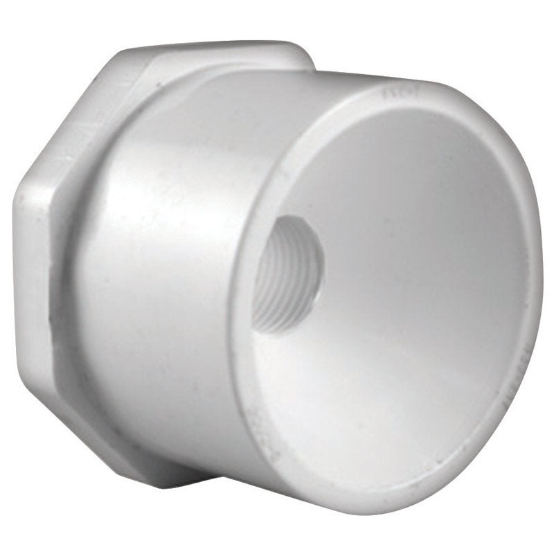 Charlotte Pipe 2 in. Dia. x 1/2 in. Dia. Spigot To FPT Schedule 40 PVC Reducing Bushing