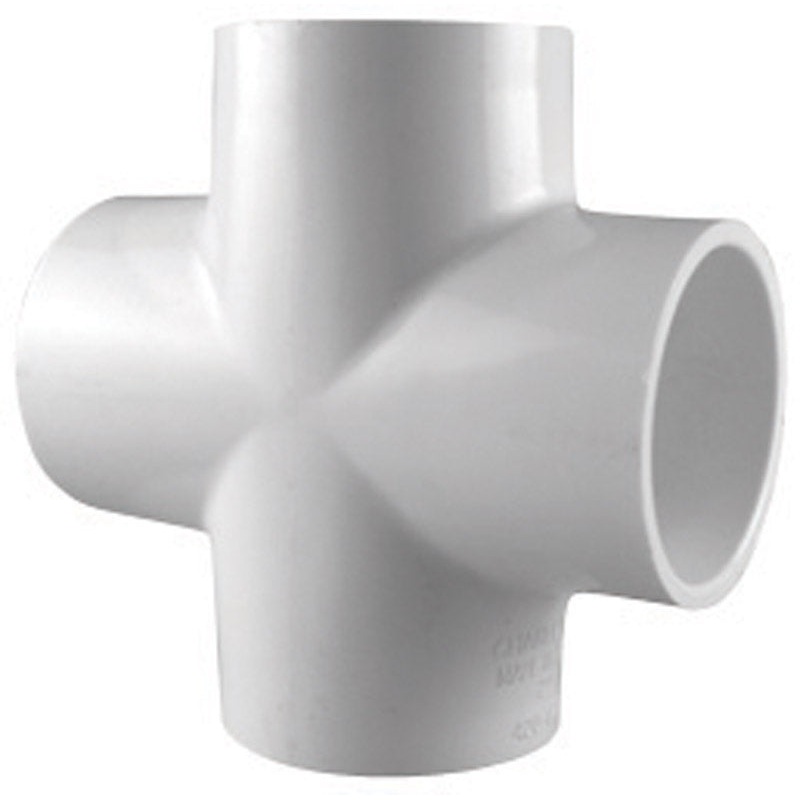 Charlotte Pipe Schedule 40 Slip To Slip To Slip 1 in. Dia. x 1 in. Dia. x 1 in. Dia. PVC Cross