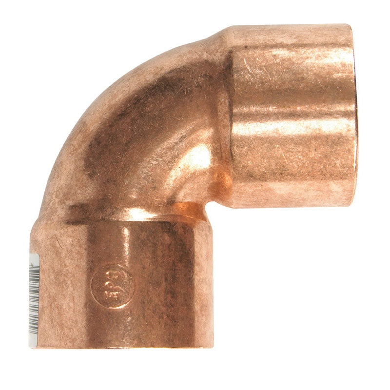 Elkhart 1-1/2 in. Dia. x 1-1/2 in. Dia. Sweat To Sweat To Elbow 90 deg. Copper Elbow