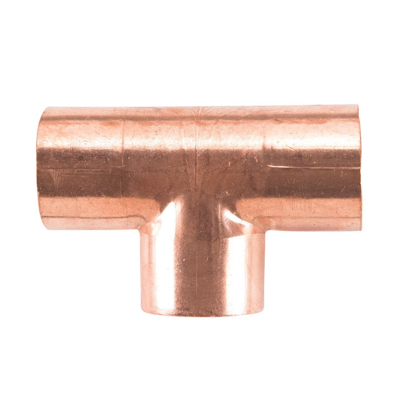 Elkhart 1-1/2 in. Dia. x 1-1/2 in. Dia. x 1-1/2 in. Dia. Sweat To Sweat To Sweat Copper Tee