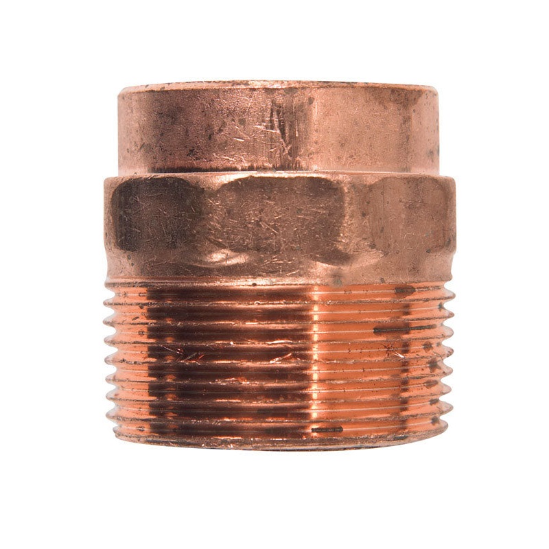 Elkhart 1-1/4 in. Dia. x 1-1/4 in. Dia. Copper To MIP Copper Pipe Adapter