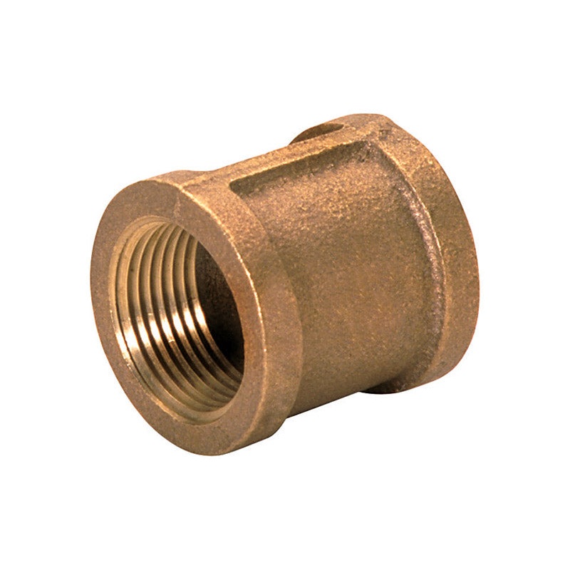 JMF 1 in. FPT x 3/4 in. Dia. FPT Brass Coupling