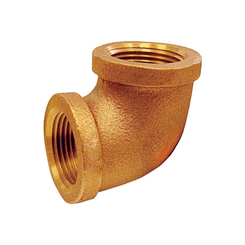 JMF 3/4 in. Dia. x 3/4 in. Dia. FPT To FPT To Compression Red Brass Elbow