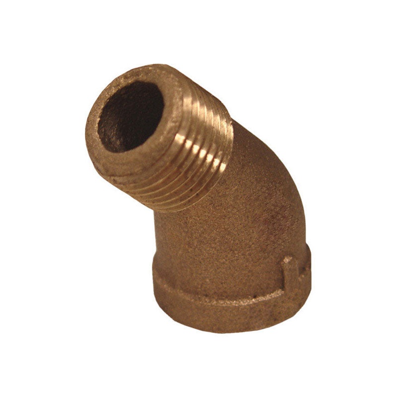 JMF 3/4 in. Dia. x 3/4 in. Dia. FPT To MPT To Compression Red Brass Elbow