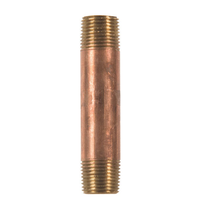JMF 3 in. 3/8 MPT To MPT 3/8 in. Dia. Brass Pipe Nipple