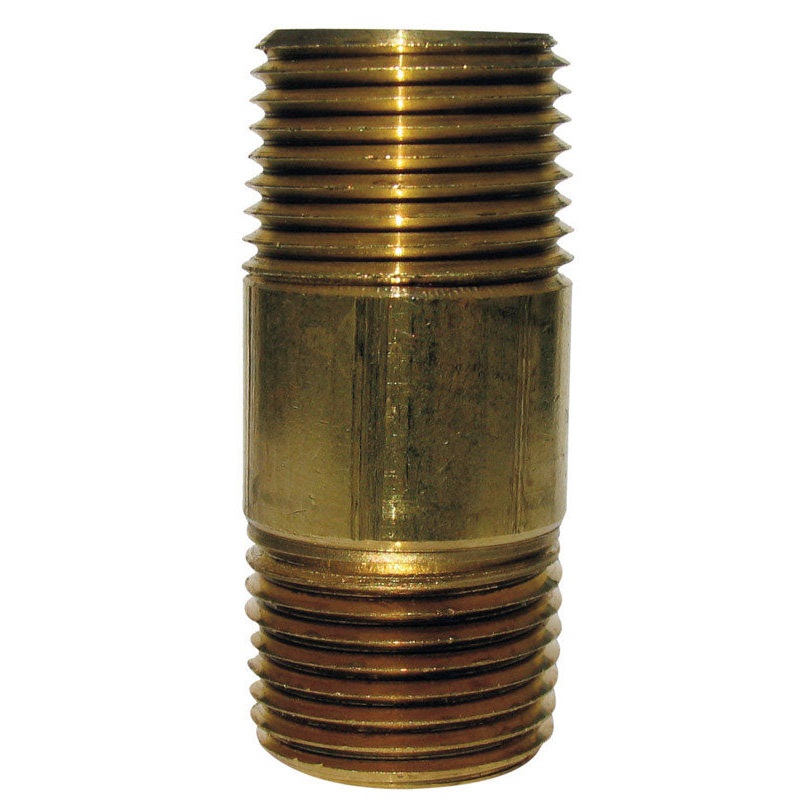 JMF 6 in. 3/4 MPT x 3/4 in. Dia. MPT Brass Pipe Nipple