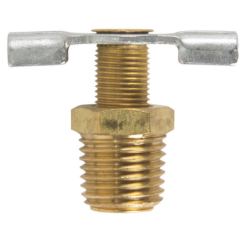 JMF Brass Needle Drain Cock