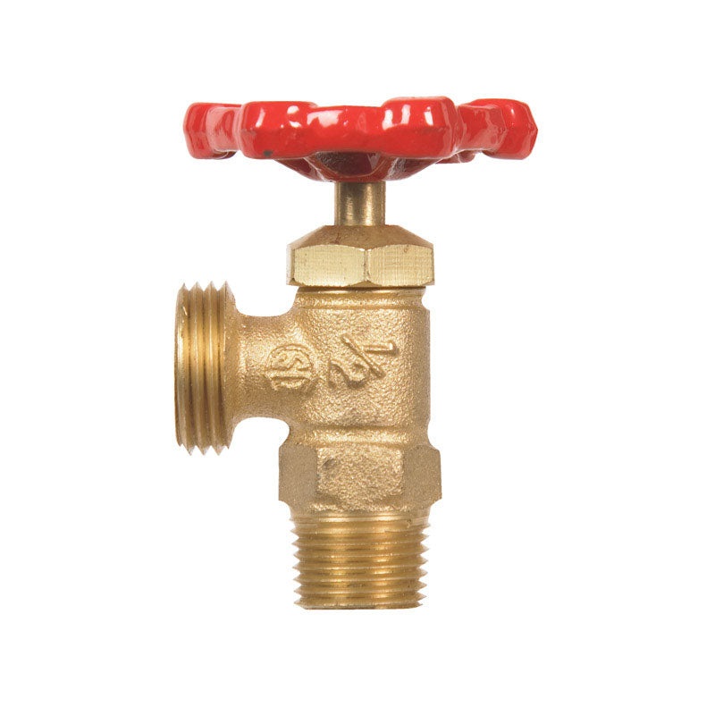 Mueller ProLine 1/2 in. Dia. Brass Boiler Drain