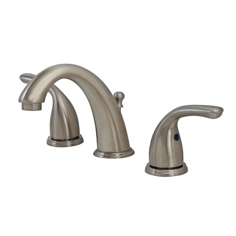 OakBrook Coastal Widespread Lavatory Pop-Up Faucet 6in. – 12 in. Brushed Nickel