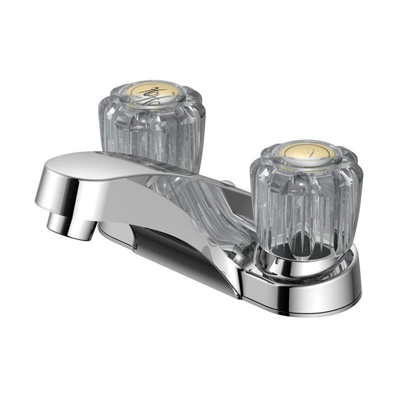 OakBrook Essentials Two Handle Lavatory Faucet 4 in. Chrome
