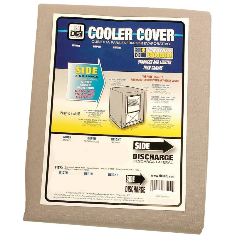 Dial 8750 Evaporative Cooler Cover, 34 in W, 34 in D, 40 in H