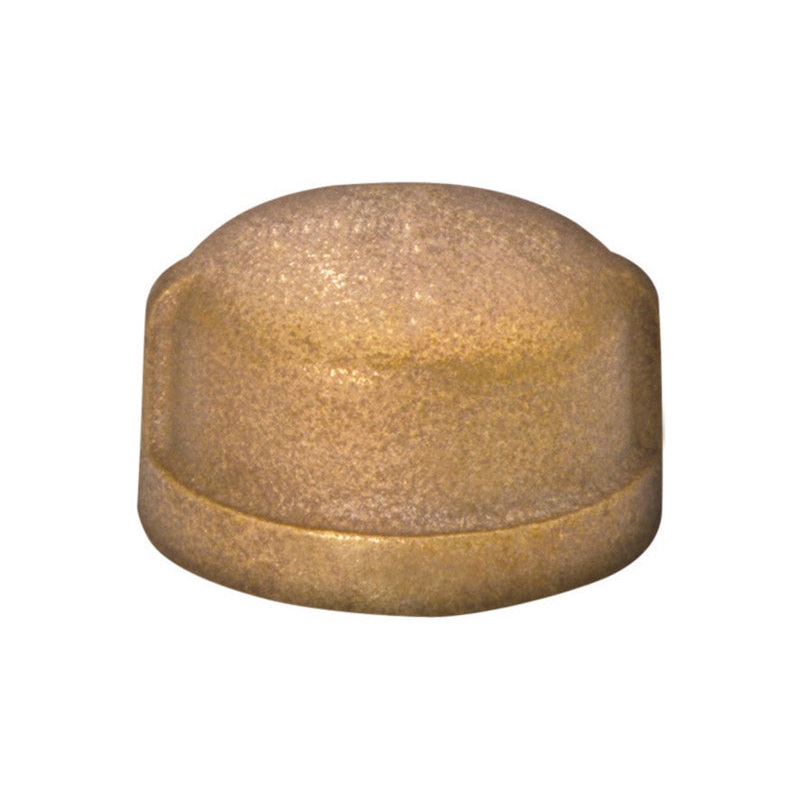 JMF 1 in. Dia. FPT Red Brass Cap