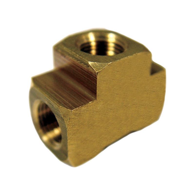 JMF 3/4 in. Dia. x 3/4 in. Dia. x 3/4 in. Dia. FPT To FPT To FPT Yellow Brass Tee
