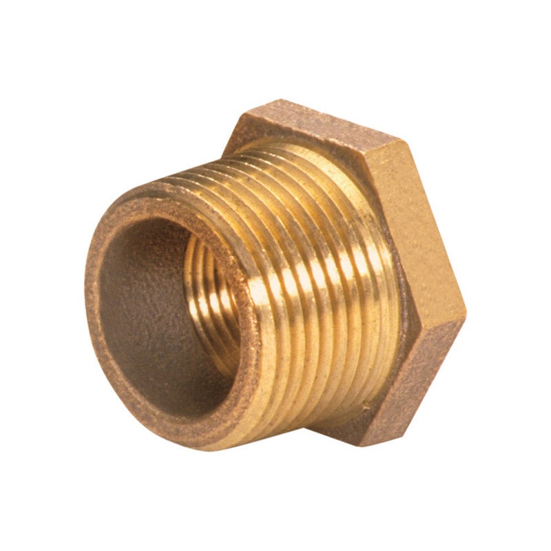 JMF 3/4 in. MPT x 1/4 in. Dia. FPT Brass Hex Bushing
