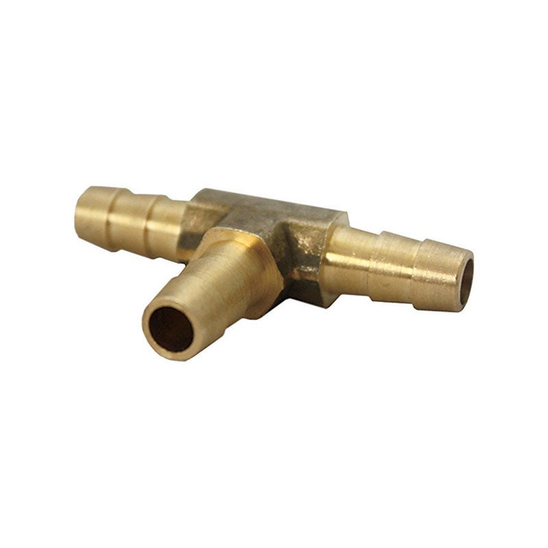 JMF Brass Hose Barb 5/16 in. Dia. x 5/16 in. Dia. Yellow 1 pk