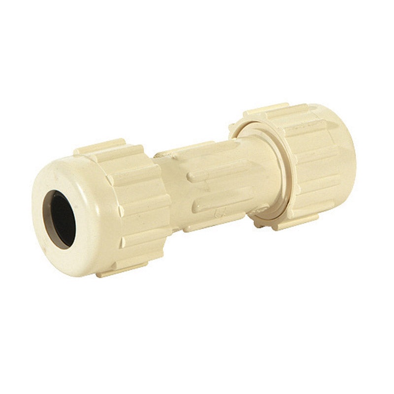 King Brothers Inc. 1/2 in. Dia. x 1/2 in. Dia. CPVC Lead-Free Compression Coupling