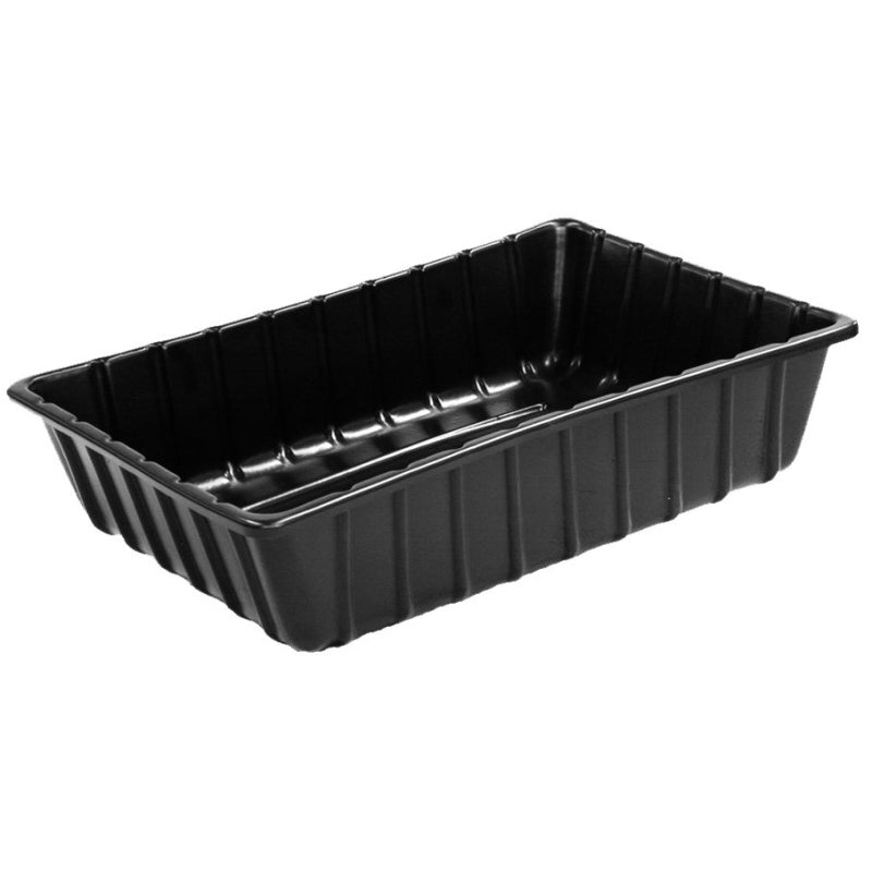 Maccourt ST3608 Super Tub, 23 gal, 36 in L, 24 in W, 8 in H, Polyethylene, Black, Rectangle